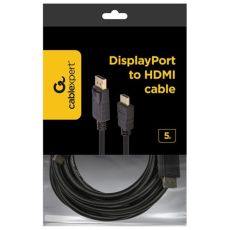GEMBIRD DisplayPort na HDMI kabl, CC-DP-HDMI-5M, 5m