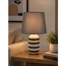 Stona lampa Keramika Siva 46 cm