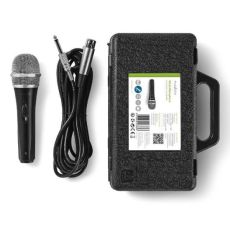 NEDIS Mikrofon, sa koferom, MPWD50CBK, 6.35mm, 5m