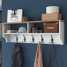 HANAH HOME Čiviluk P2 - 2460, bela/braon