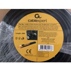 GEMBIRD Kabl za video nadzor KABL-COAX-RG59+2X0.75-BNC/DC, 20m