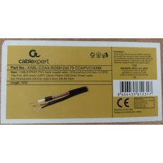 GEMBIRD Koaksialni kabl sa napojnim kablom KABL-COAX-RG59+2X0.75 CCA/PVC, 300m
