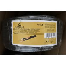 GEMBIRD Koaksialni kabl sa napojnim kablom KABL-COAX-RG59+2X0.75 CCA/PE, 100m