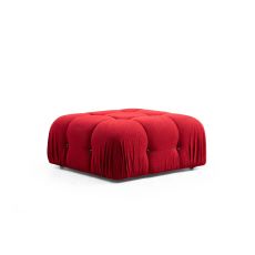 ATELIER DEL SOFA Tabure Bubble Pouffe, crvena
