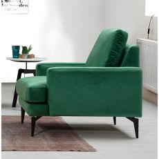 ATELIER DEL SOFA Fotelja Papira Armchair, zelena