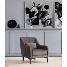 ATELIER DEL SOFA Fotelja Astana, antracit