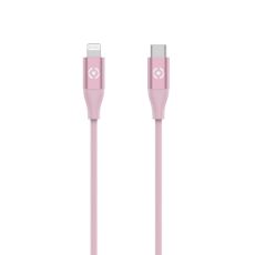CELLY USB-C - lightning kabl, pink