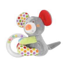LORELLI Plišana igračka sa zvečkom -Miš