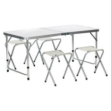 SAVACOOP Sklopivi kamp set - sto i 4 stolice