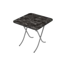 ALESTA Sto sklopiv 60x60 crni mermer