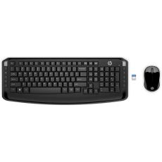 HP Bežična tastatura + miš 300, US, 3ML04AA, crna