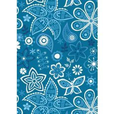 Notebook - Plavi cvetici (V)
