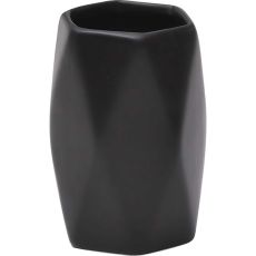 TENDANCE Čaša Dijamant 11,5x7,5cm keramika crna