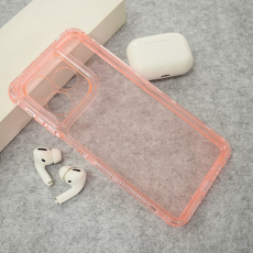 Maska za Honor X5c/ X5c Plus Color Transparent roze