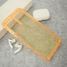 Maska za Motorola G06 narandžasta Color Transparent