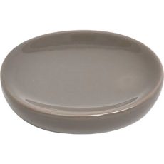 TENDANCE Posuda za sapun Dolomit 12,5x9,5x3 cm keramika, sivo smeđa
