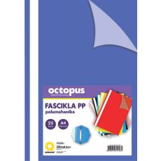 OCTOPUS Fascikla A4 polumehanika 25/1 plava svetlo unl-0511