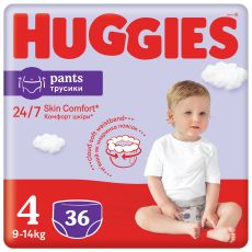 HUGGIES Pelene JUMBO (4) 9-14 kg P36/1