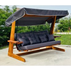 HANAH HOME Baštenska ljuljaška Luna Deluxe 2600, antracit