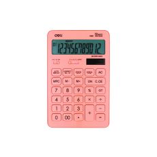 DELI Kalkulator stoni, pink EM01541