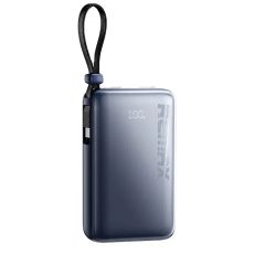 REMAX Power bank 10000mAh ,RPP-19, 20W+22.5W TYPE-C Fast Charging, sa kablom, siva