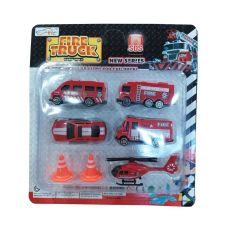 PANGRAF Set igračaka vatrogasna stanica