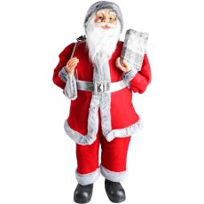 FESTA Novogodišnja figura Deda Mraz, crvena, 90cm