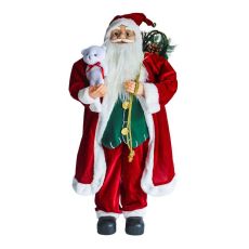 FESTA Novogodišnja figura Deco Santa, Deda Mraz, crvena, 90cm