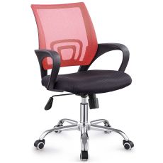 Daktilo stolica C-804D crveno crna 755-506