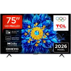 TCL Televizor 75P8L, 4K Ultra HD, QLED-Mini LED, Google TV