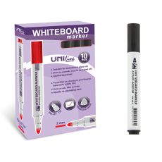 UNI LINE Marker za belu tablu crni  okrugli vrh unl-0615