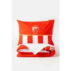 CRVENA ZVEZDA Set posteljine 140x200cm Grb, crvena
