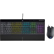 CORSAIR Gejming tastatura + miš K55 RGB PRO+HARPOON RGB PRO, CH-9226865-NA, crna