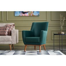 ATELIER DEL SOFA Fotelja Gonca, zelena