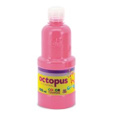 OCTOPUS Tempera 500ml pink unl-1129