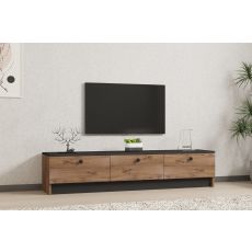 HANAH HOME TV komoda Pega, braon/crna