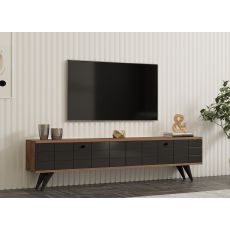 HANAH HOME TV komoda Alberi, braon/crna