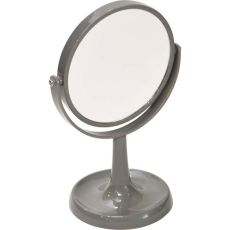 TENDANCE Kozmetičko ogledalo na stalku 19,5x13,5x27,5cm abs siva