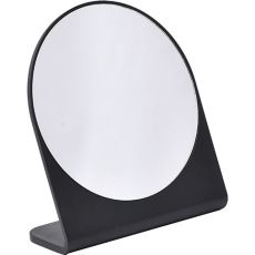 TENDANCE Kozmetičko ogledalo na stalku 17x0,7x19cm staklo/metal crna