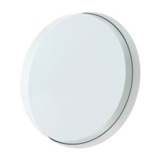 TENDANCE Ogledalo okruglo 40x5cm belo
