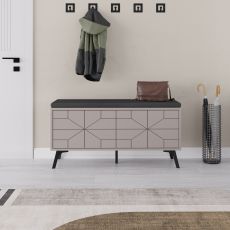HANAH HOME Cipelarnik Dune Bench, krem