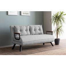 ATELIER DEL SOFA Sofa na razvlačenje Sando 2-Seater, siva