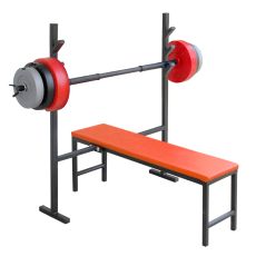 Benc klupa i tegovi - Benc klupa «LEON» i tegovi 37kg + šipka - proizvodac KLEON03
