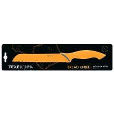 TEXELL Nož u boji sa non-stick premazom za hleb 20,4 cm