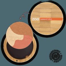 ZAO MAKEUP Rumenilo-hajlajter mozaik - Gold medium (351)
