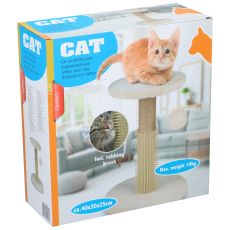 PET COMFORT Stub za grebanje za mačke sa četkom za češkanje bež 40 cm