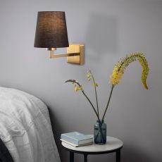 OPVIQ Zidna lampa Profil 4654, crna/zlatna