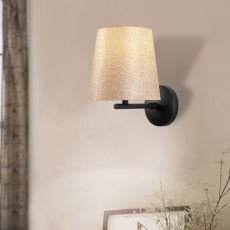 OPVIQ Zidna lampa Profil 4683, crna/bež