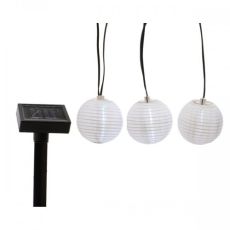 POLIMONT LED solarne kuglice, 10 komada, 5 metara, razmak izmedju kuglica 50cm,12 komada u paketu