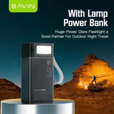 BAVIN Power Bank 50000mAh 22.5W, crna